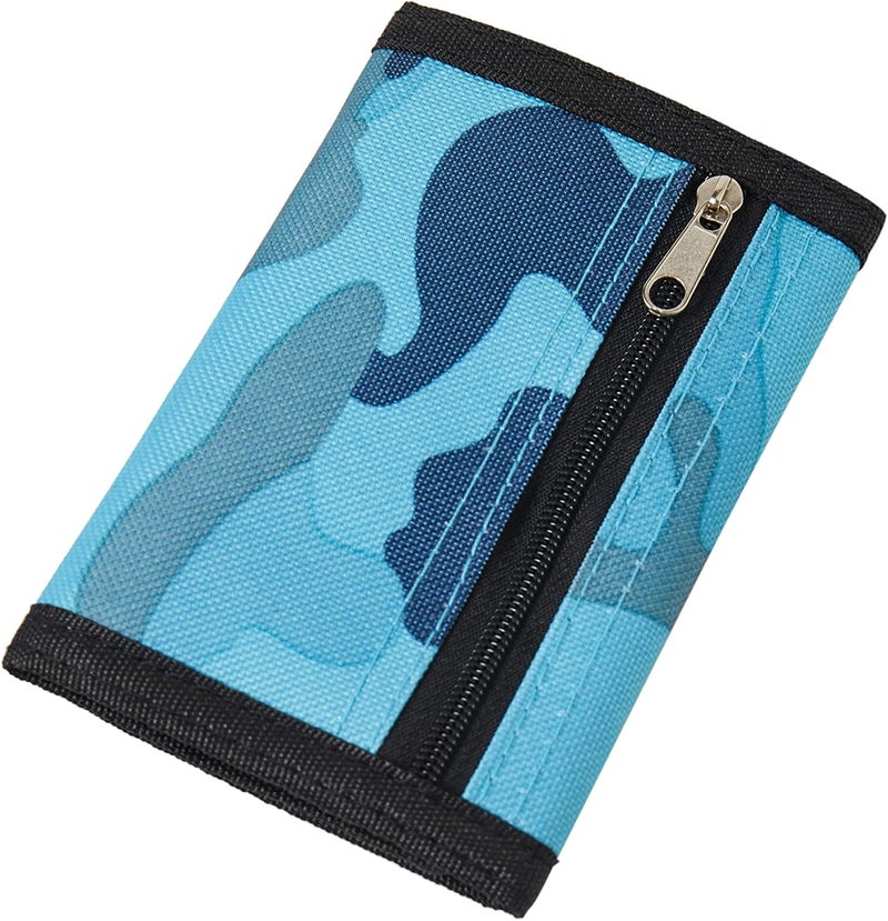 Nitort Wallet, Canvas Outdoor Sports Wallets for Kid, Lovely Wallet with Zipper for Kids- Front Pocket Wallet with Magic Sticker - Image 3